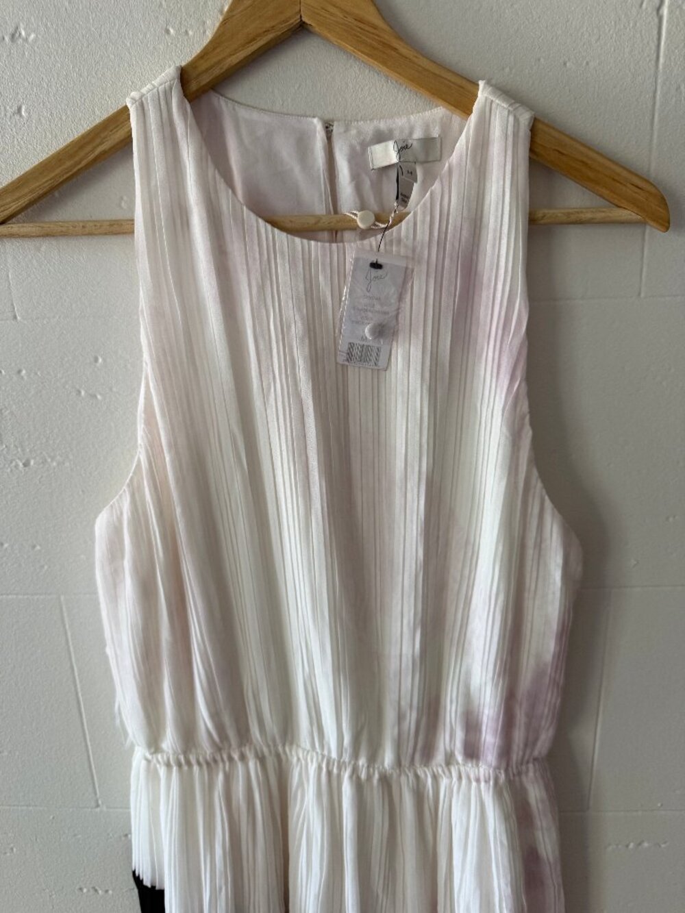 Joie | NWT Accordian Pleat Sleeveless Asymmetrical Formal Summer Dress | Medium - Picture 3 of 10